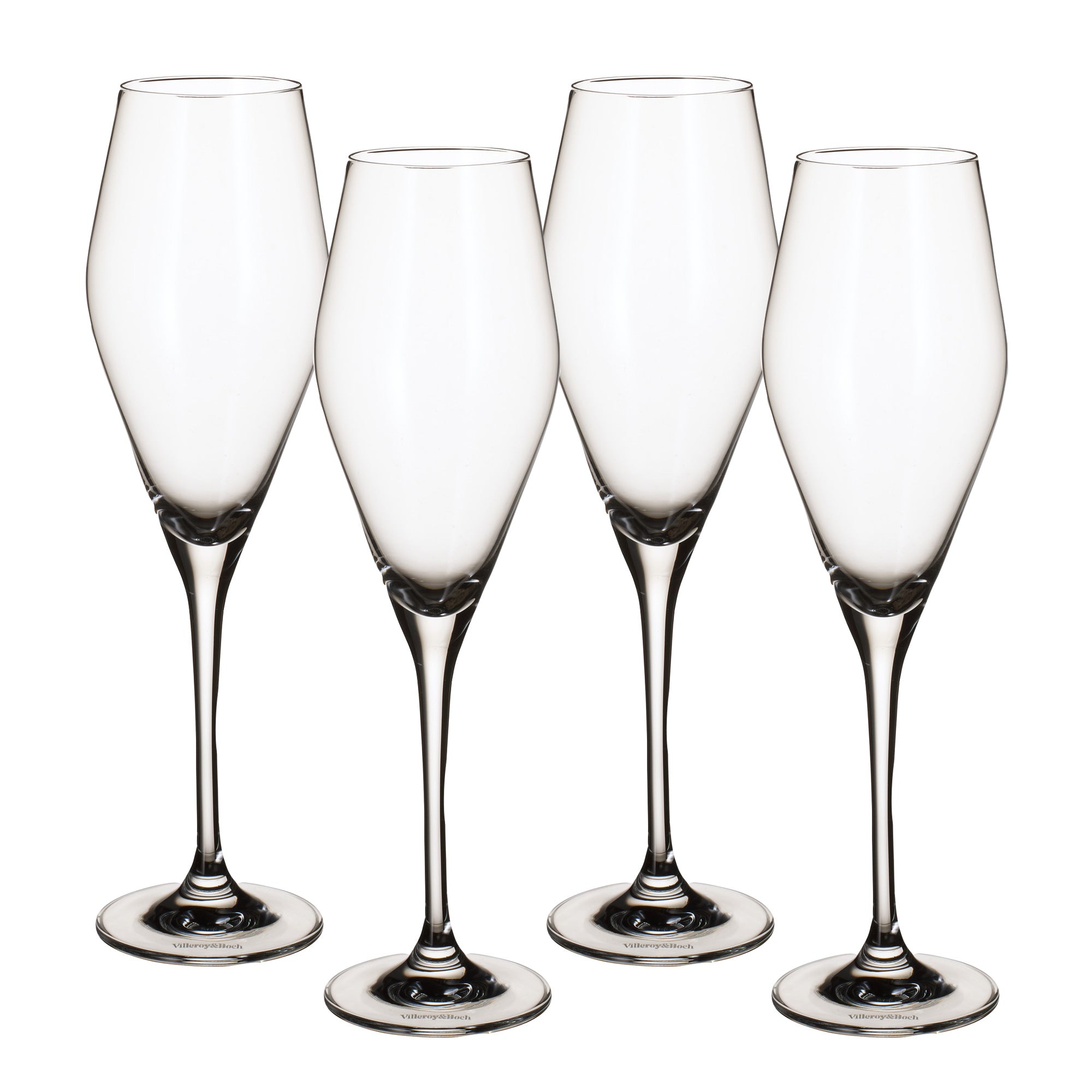 La Divina Flute in Clear, Set of 4