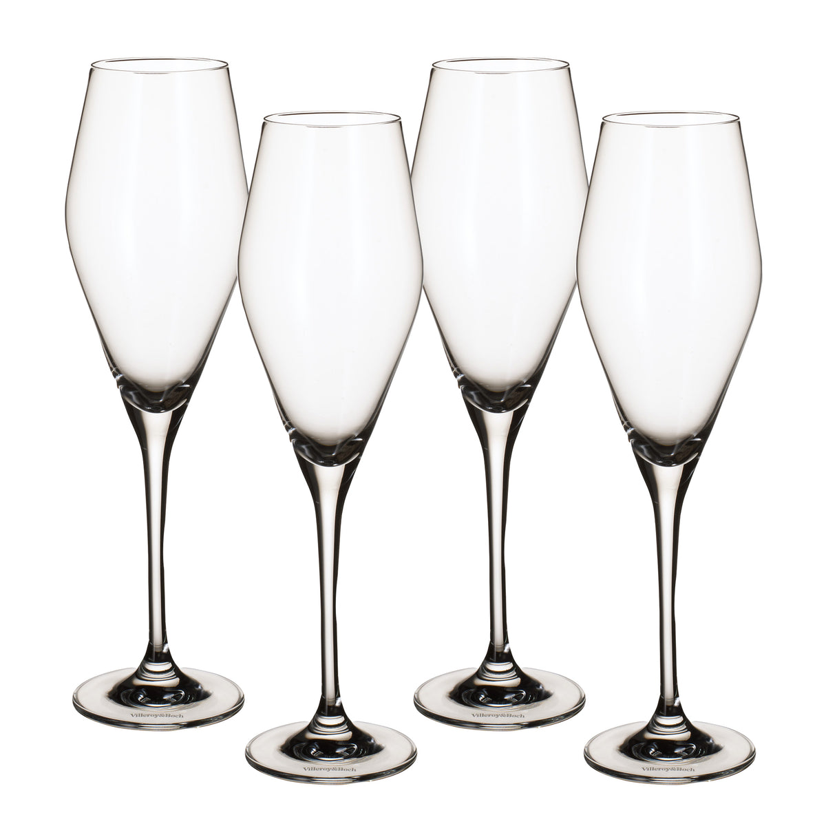 La Divina Flute in Clear, Set of 4
