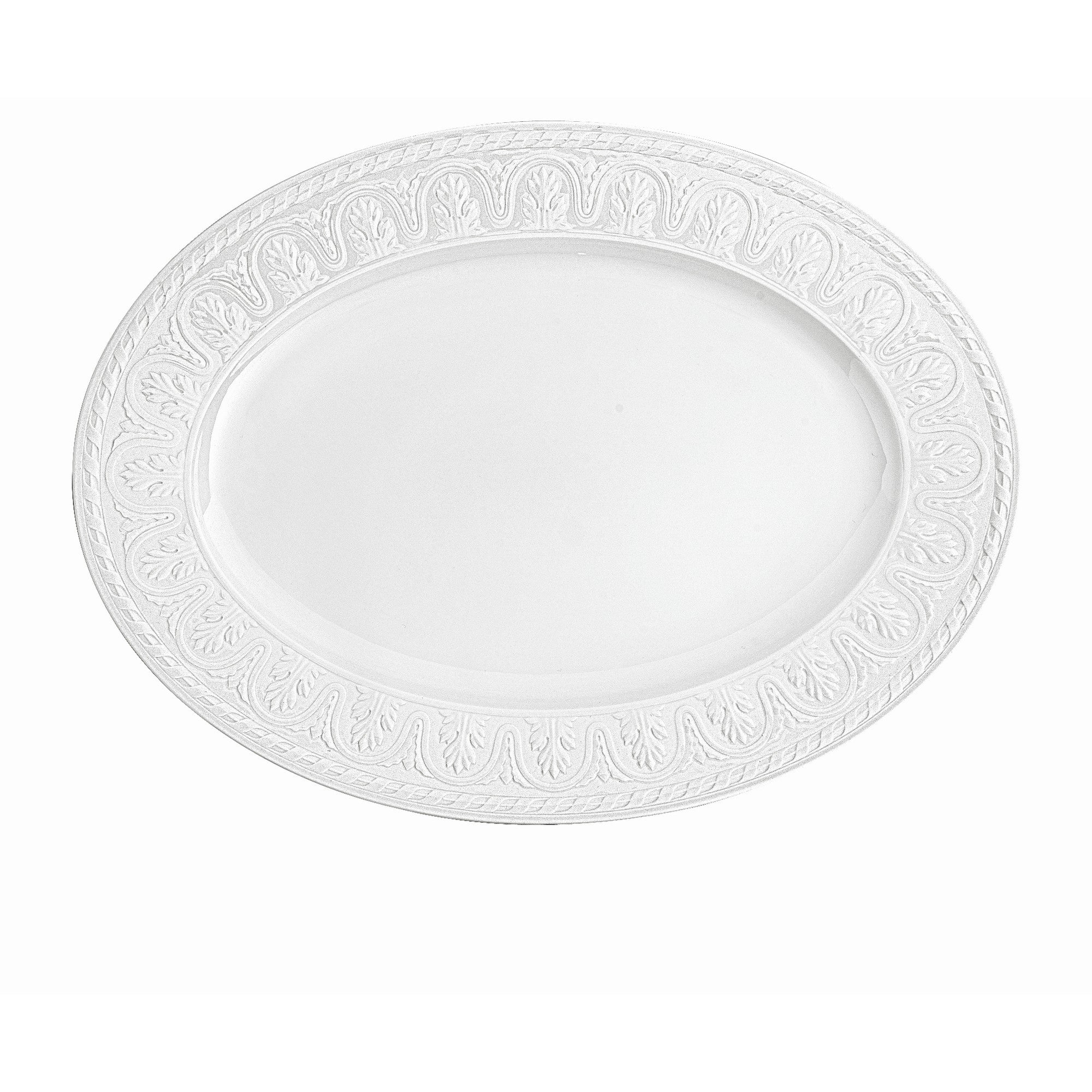 Cellini Oval Platter in White