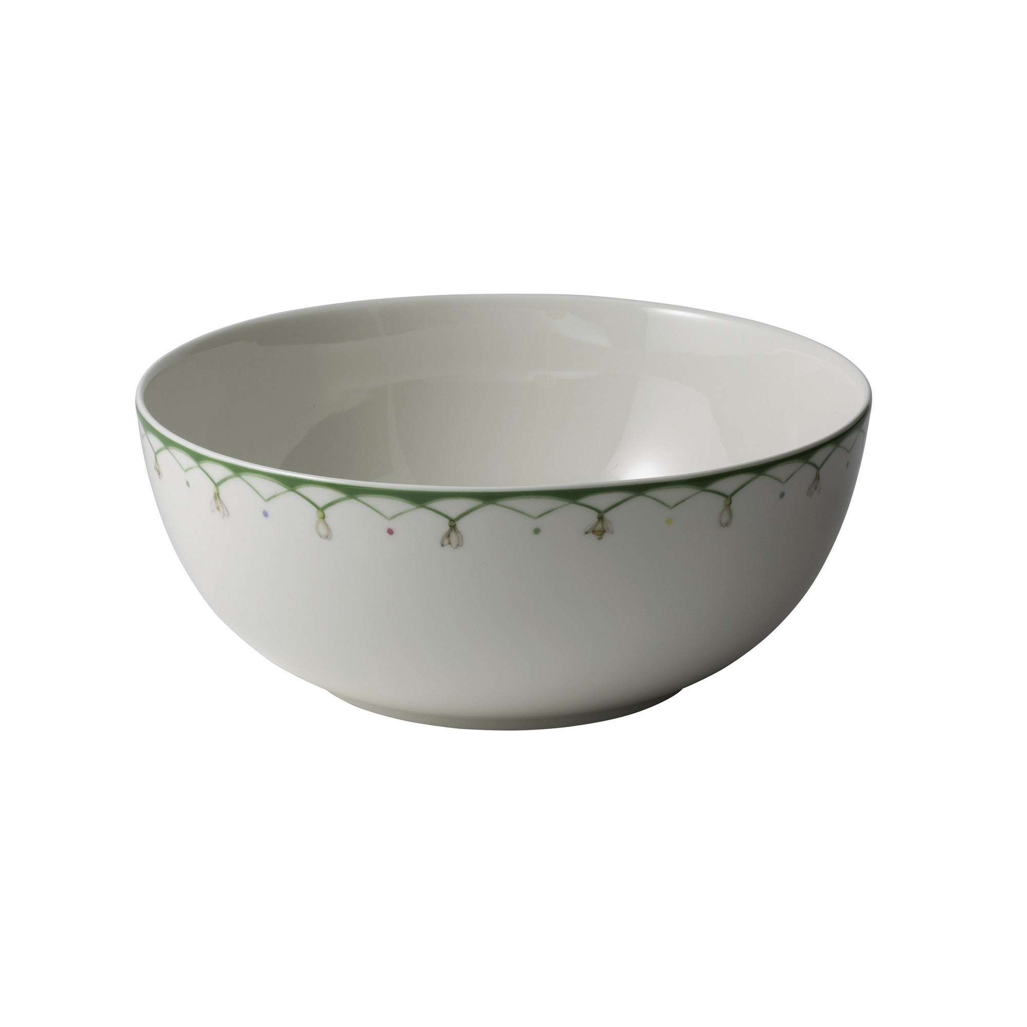 Colourful Spring 9" Round Vegetable Bowl in Multi