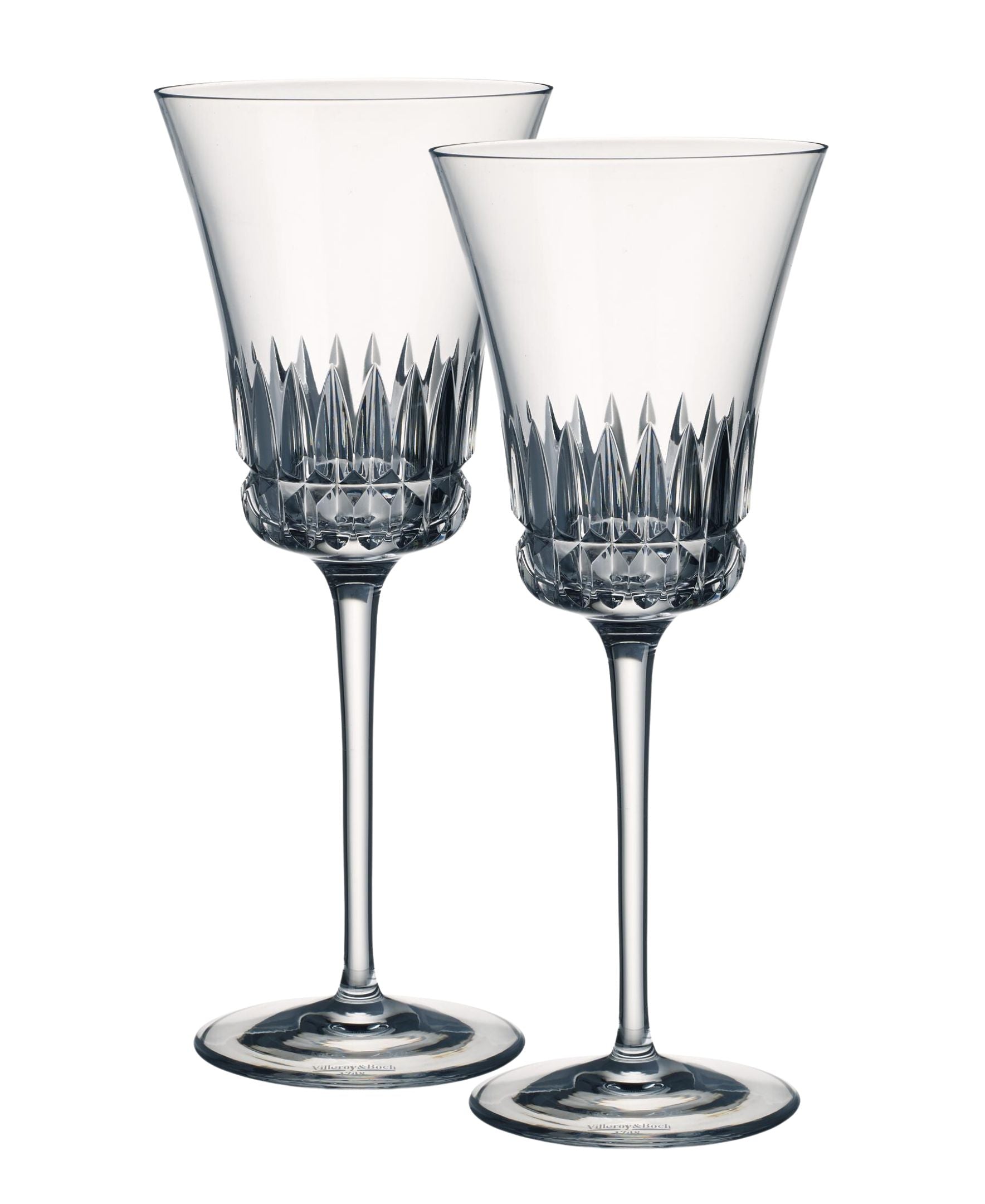 Grand Royal Red Wine Pair in Clear, Set of 2