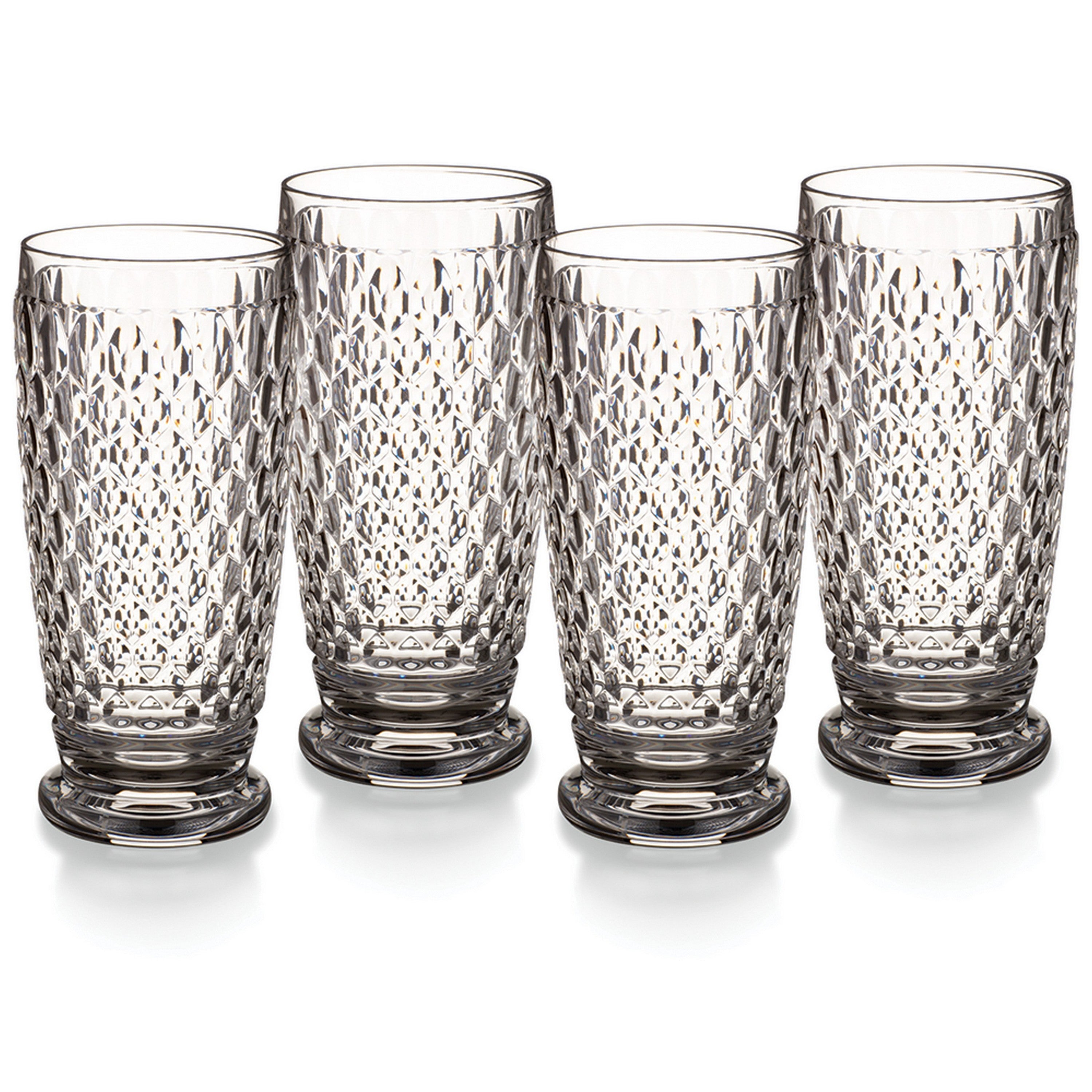 Boston Highball / Tumbler in Clear, Set of 4