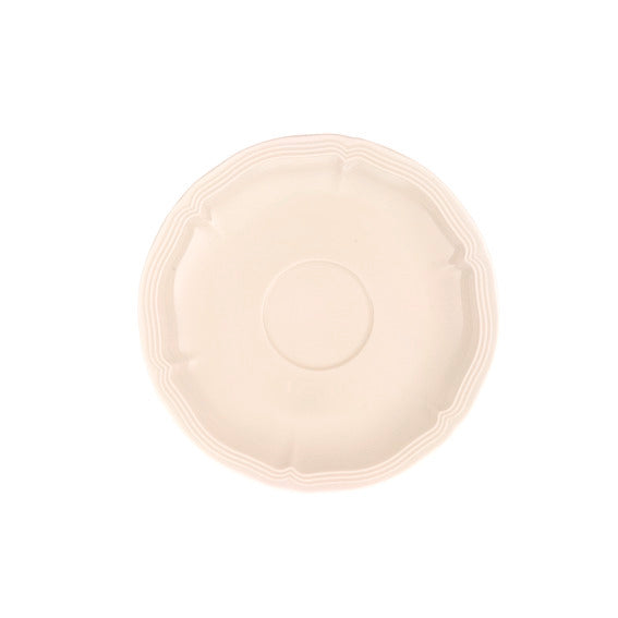 Manoir Tea Saucer in White