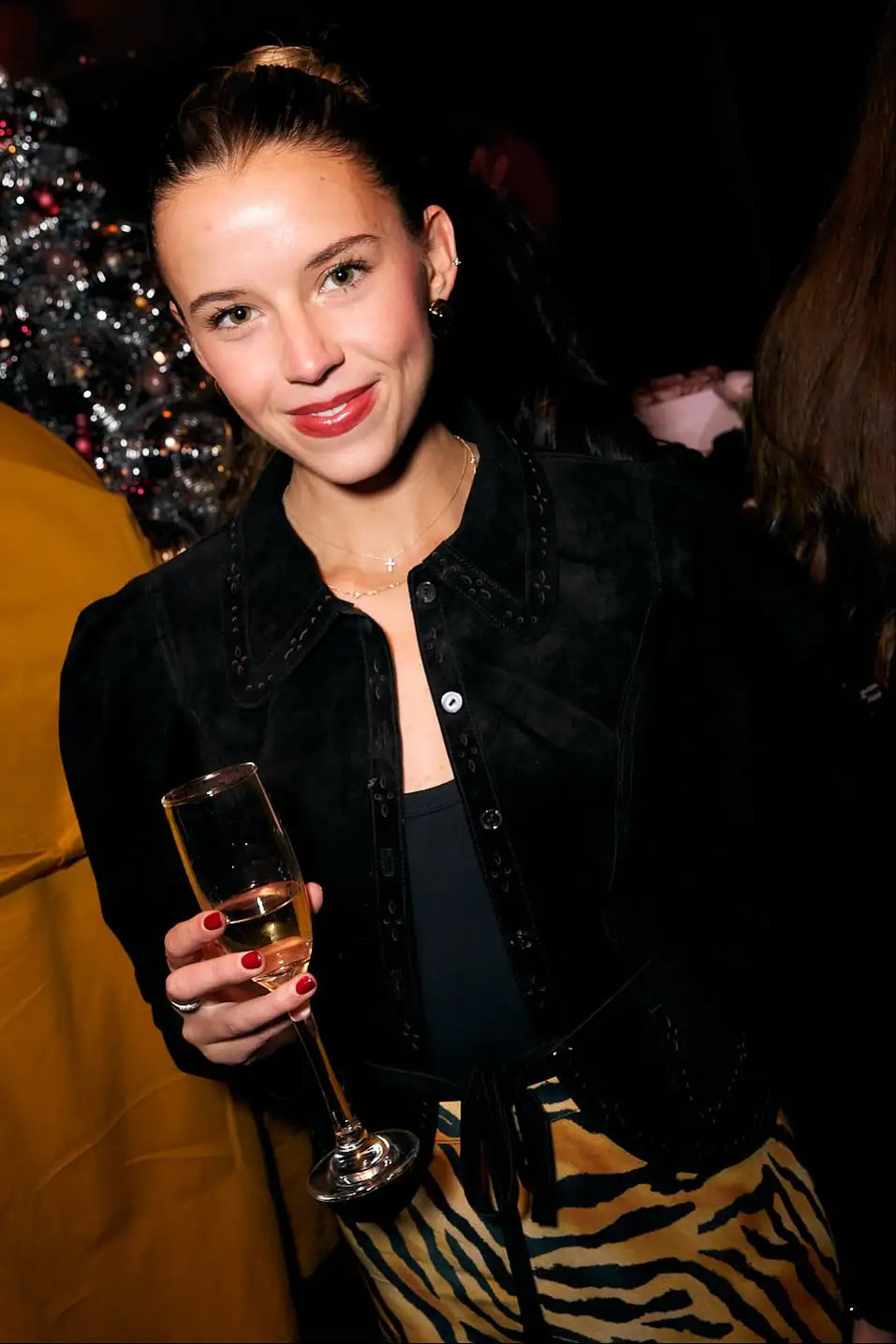 Murphey Suede Jacket in Noir Suede