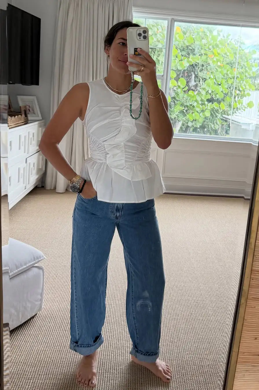 Doering Top in Bright White