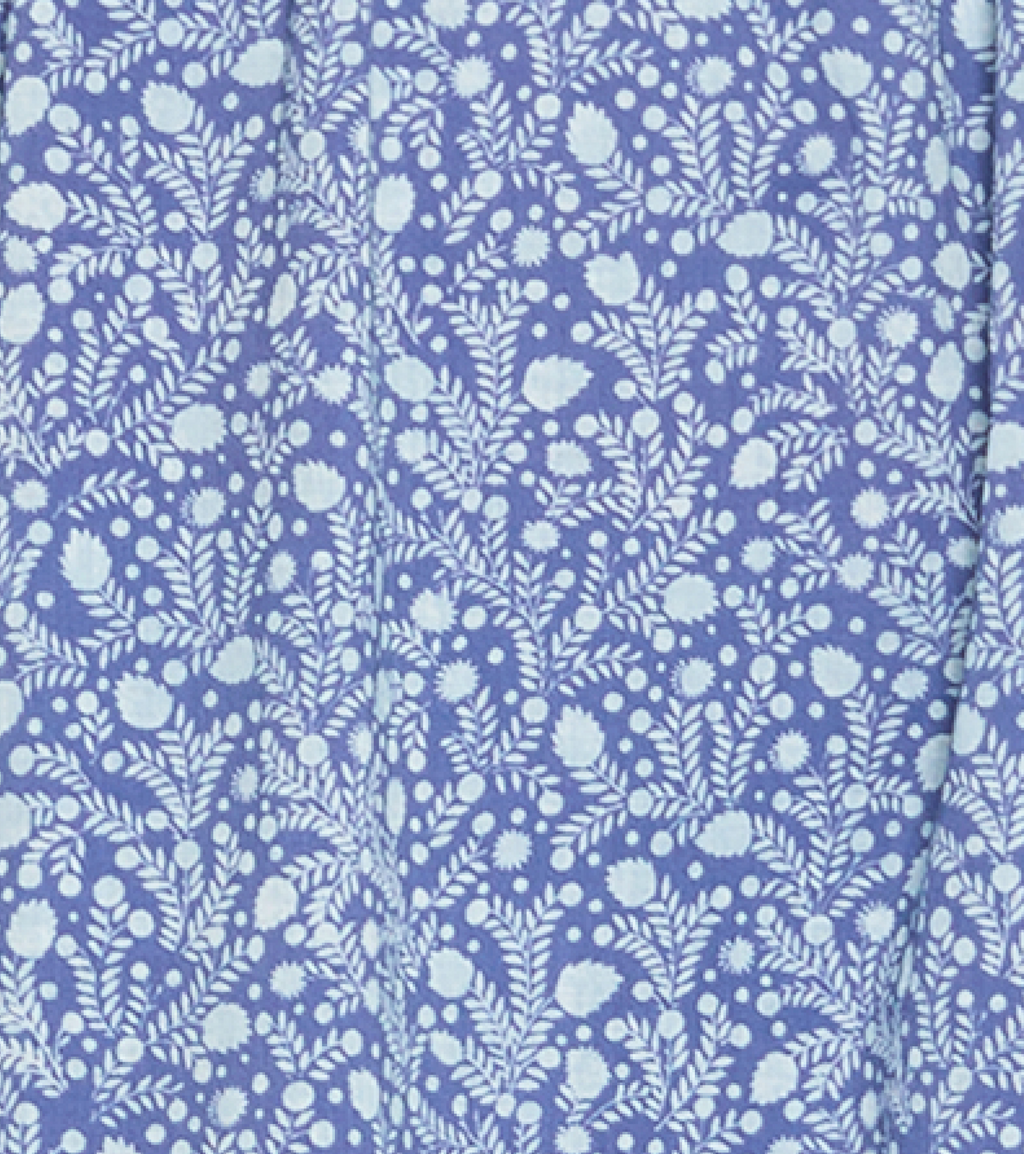 The Azalea Mini Nap Dress in Cornflower Ditsy Thistle