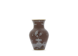 Oriente Italiano Ming Vase in Castagna