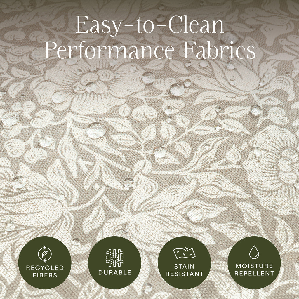 Morris & Co. x Namesake Tuffet Storage Ottoman Mallow in Ash