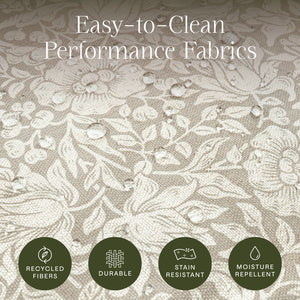 Morris & Co. x Namesake Tuffet Storage Ottoman Mallow in Ash