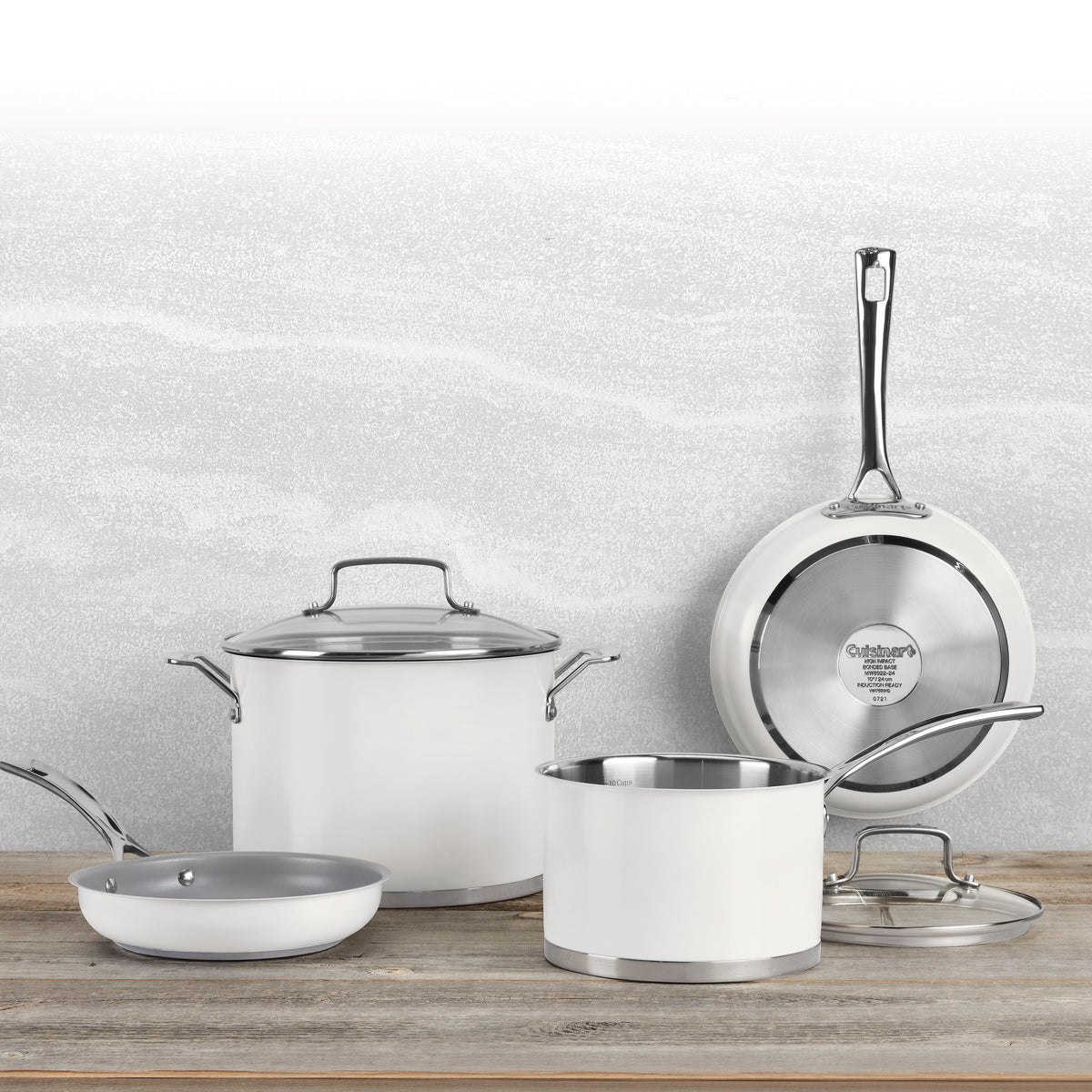 11-Piece Matte White Set in White