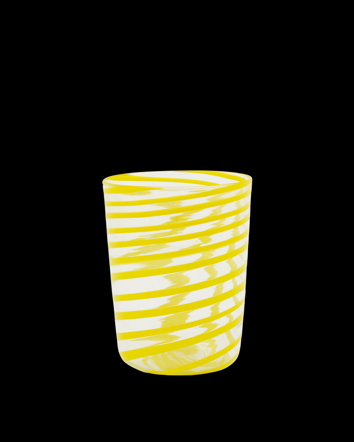 Giravolta Water Glass in Yellow
