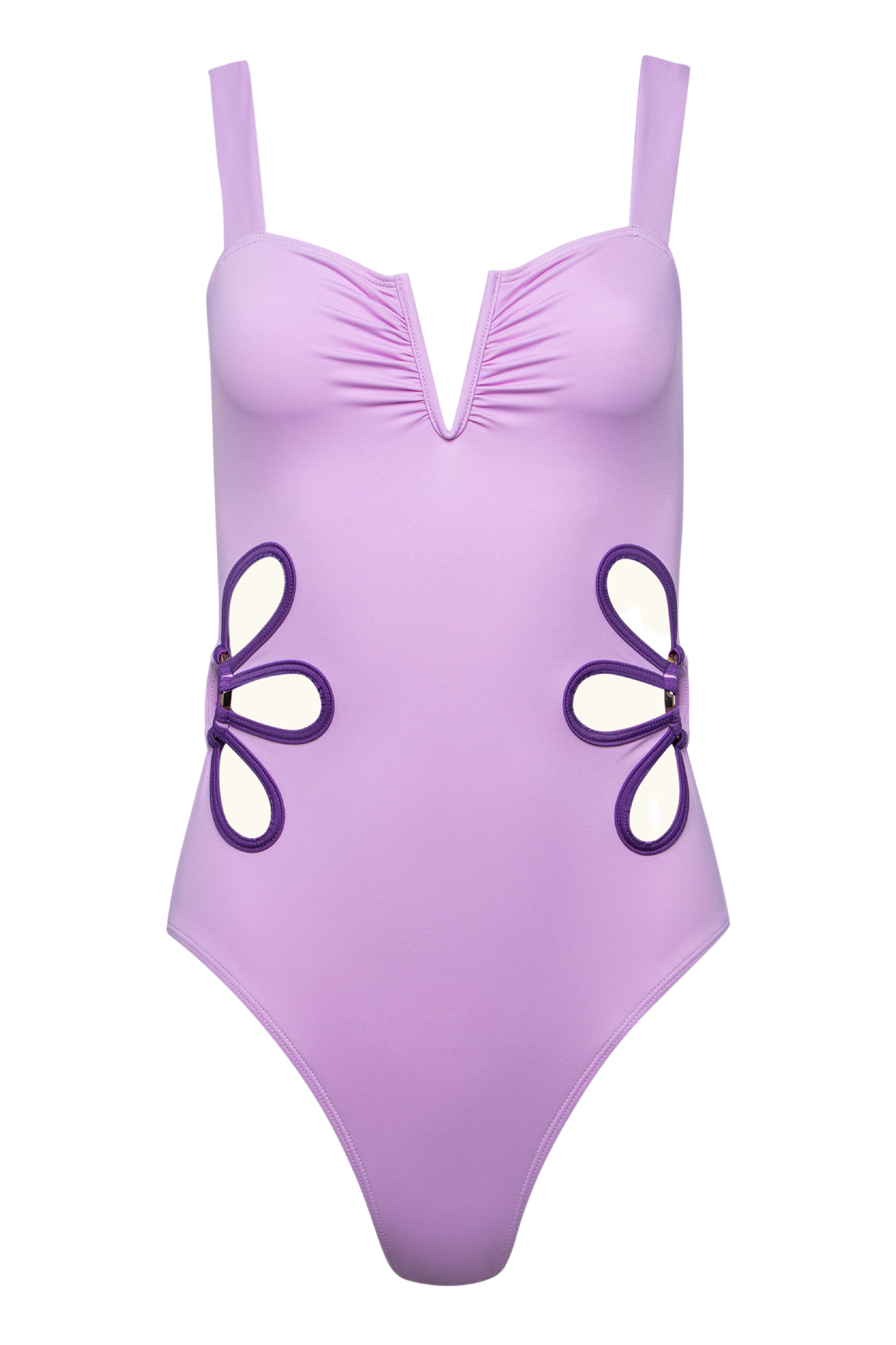 水着・ビーチグッズその他 [PISCESS] Flower Stripe One Piece Swimsuit Plum Orchidee Swimsuit – PUCCI Online Store