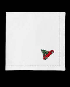 Christmas Tree Car Napkin