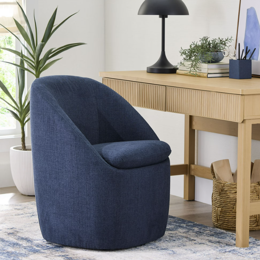 Better Homes & Gardens Mira Everywhere Dining Chairs, Blue