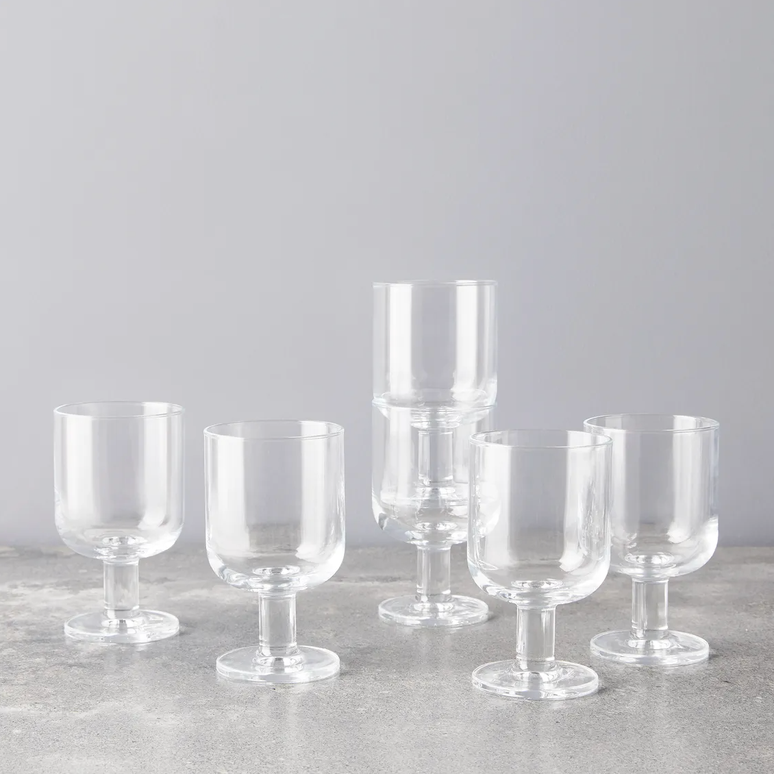 Bormioli Rocco Hosteria Stackable Glasses (Set of 6)