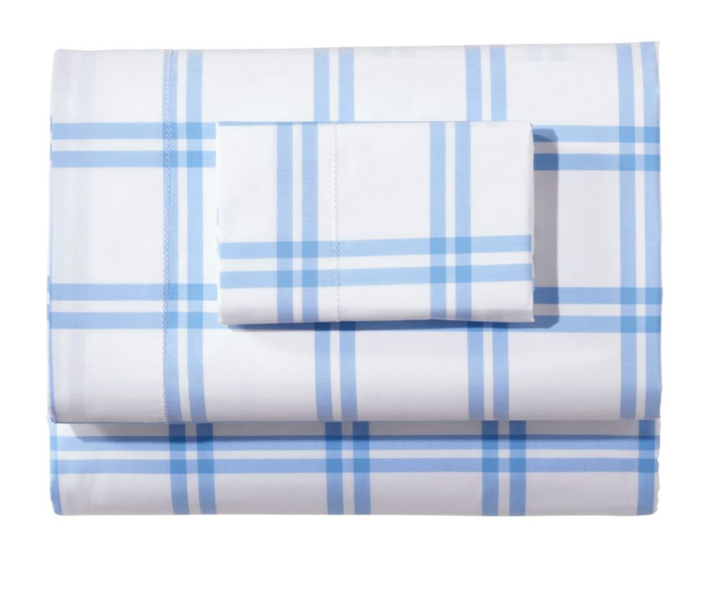 280-Thread-Count Pima Percale Sheet Collection, Windowpane
