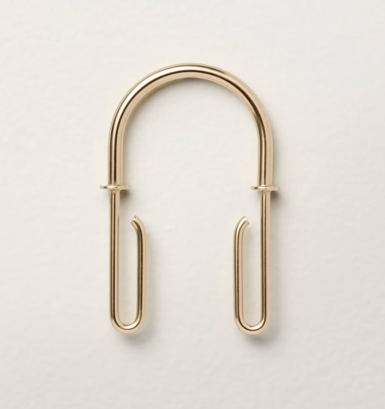 12pc Shower Curtain and Liner Hooks Brass - Hearth & Hand™ with Magnolia