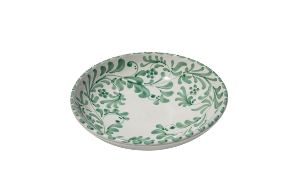 Deep Pasta Plate in Verde