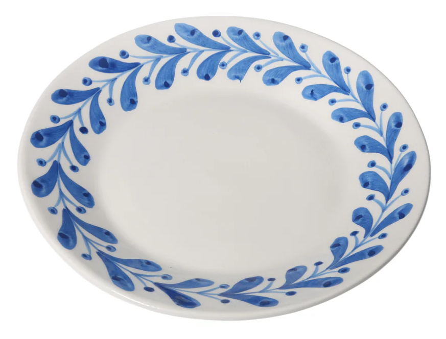 Anna Dessert Plate - Blue