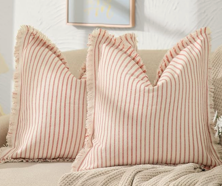 Cotton Throw Pillow Covers