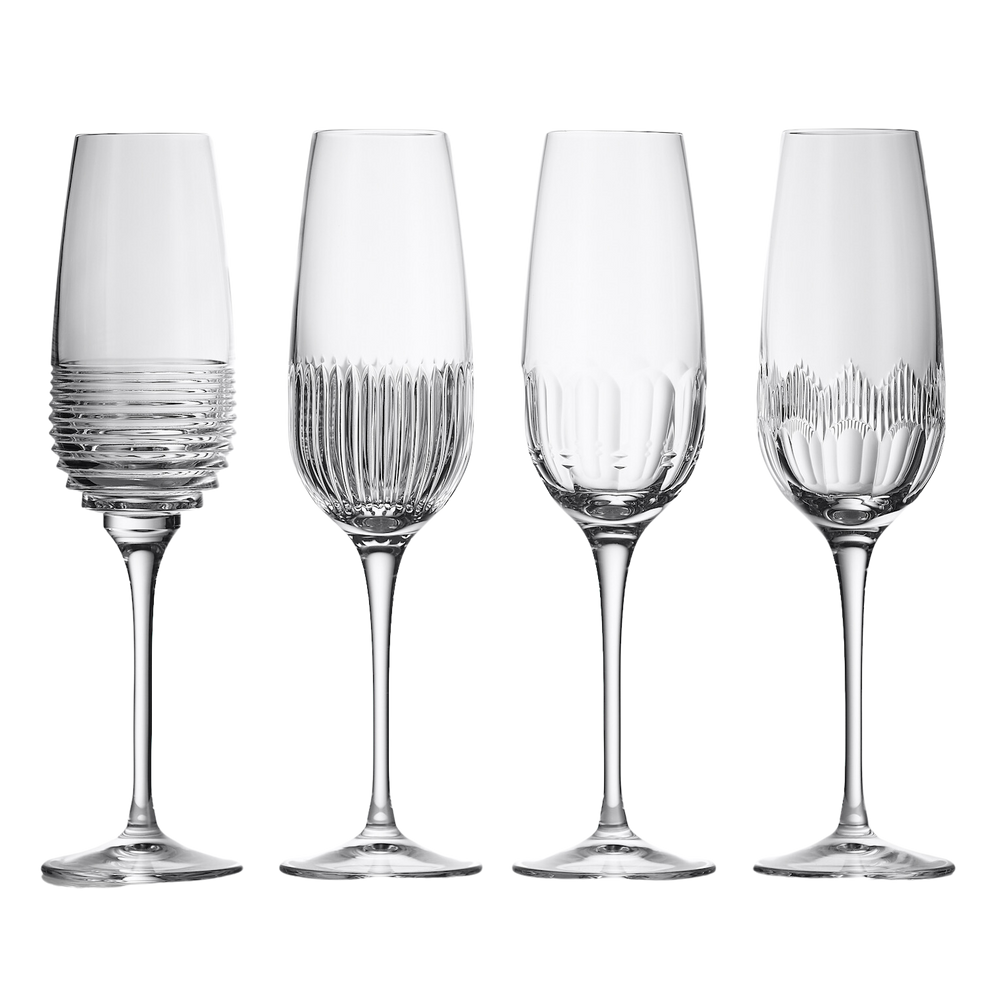 Mixology Flute 335ml 11 fl oz, Mixed Set of 4