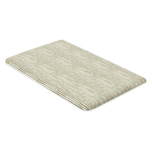 All-Stages® Bassinet Sheet in GOTS Certified Organic Brushed Cotton by Nate Berkus in Juniper Stripe
