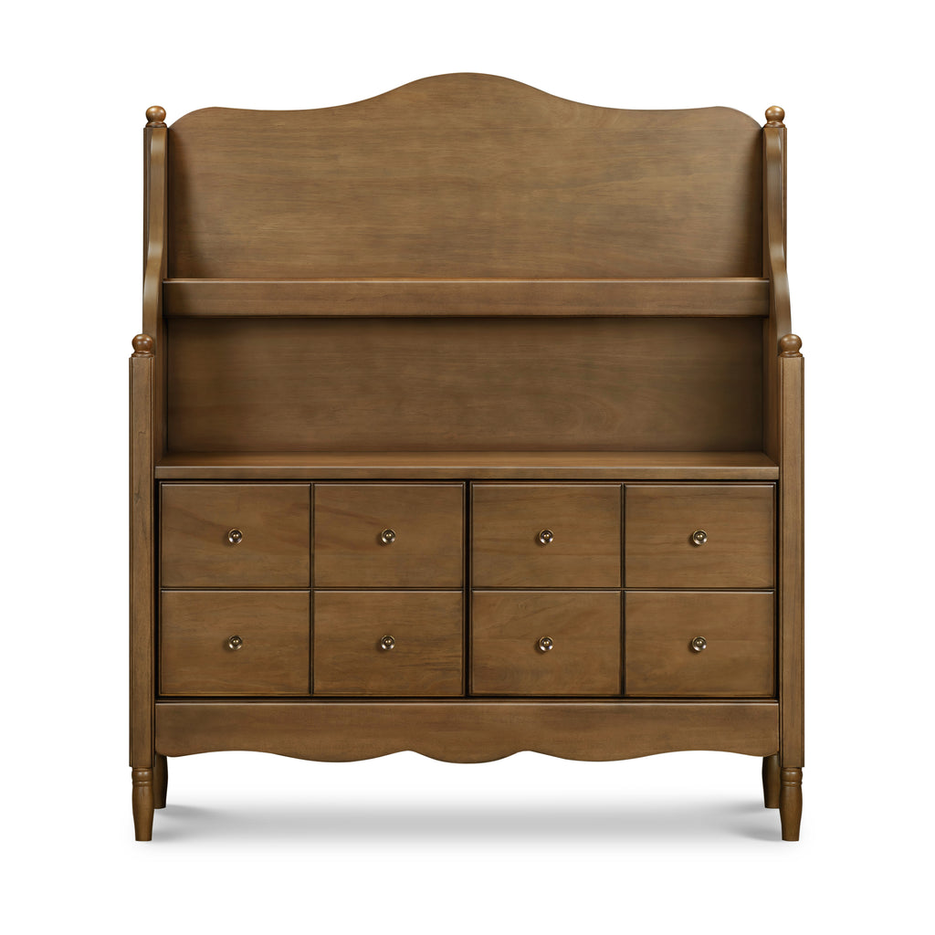Liberty Library Hutch in Natural Walnut