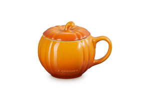 Le Creuset Pumpkin Mug, 14 oz., Persimmon