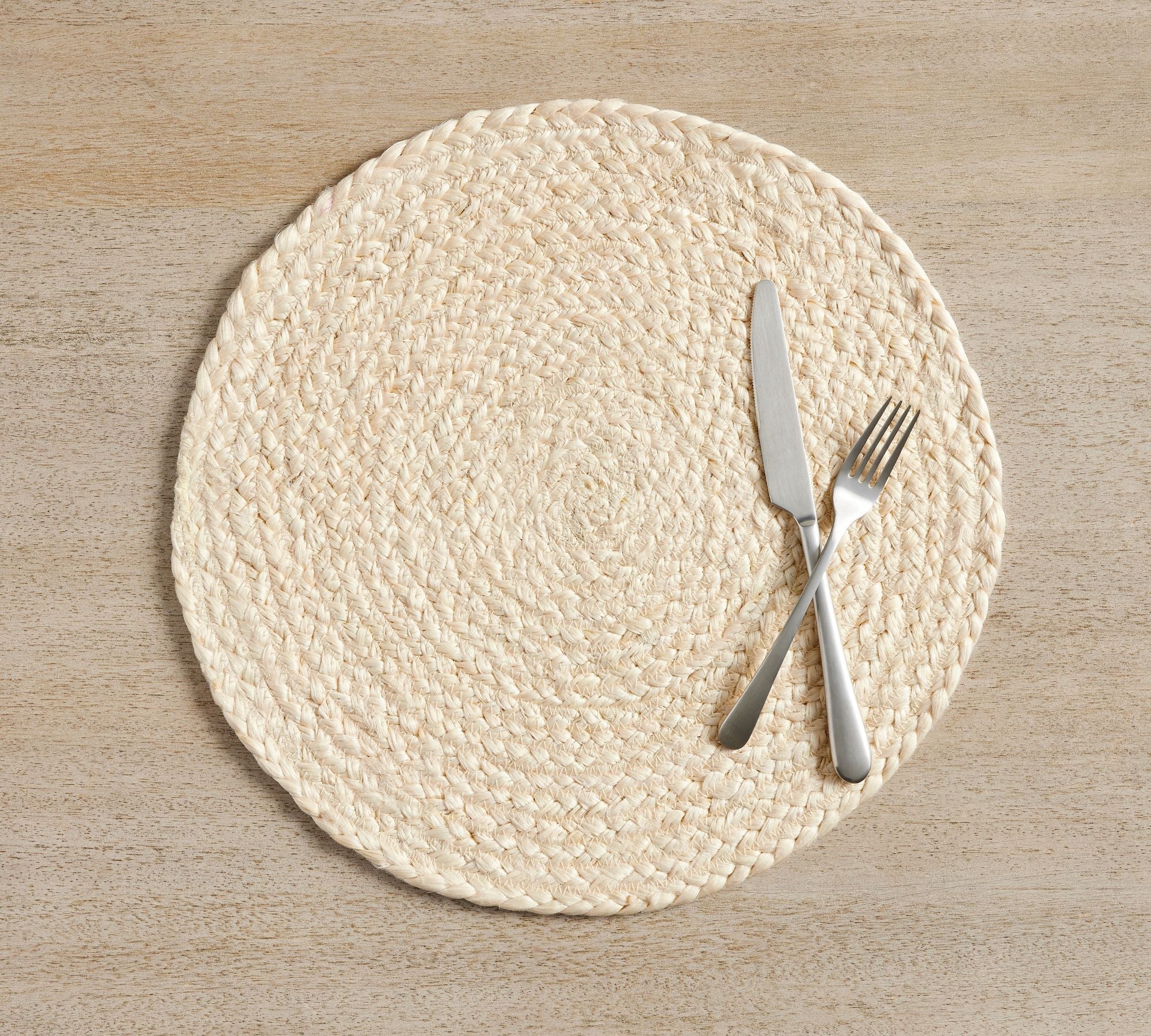 Colton Jute Round Placemats (Set of 4)