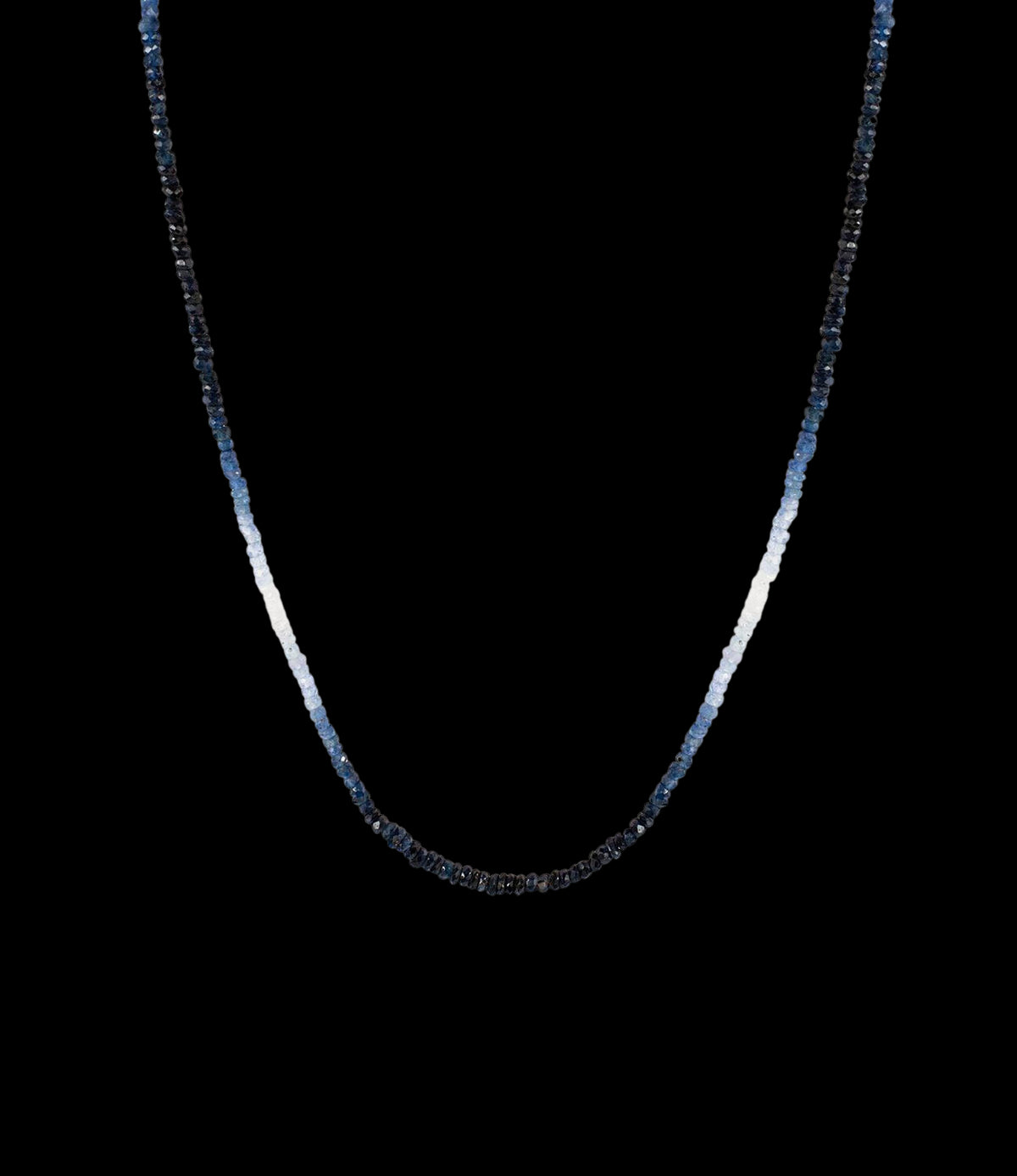 Graduated Blue Sapphire Necklace