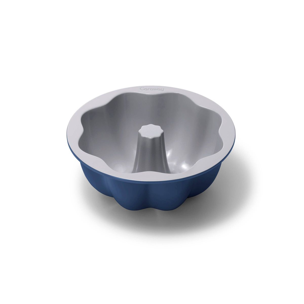 Caraway Home Nonstick Ceramic Fluted Cake Pan (Color: Navy)