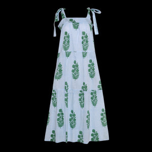 Winslow Dress in Bluebell & Sage