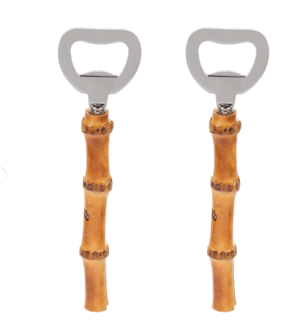 Bamboo Bottle Opener - Set of 2
