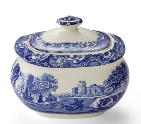 Blue Italian Sugar Box