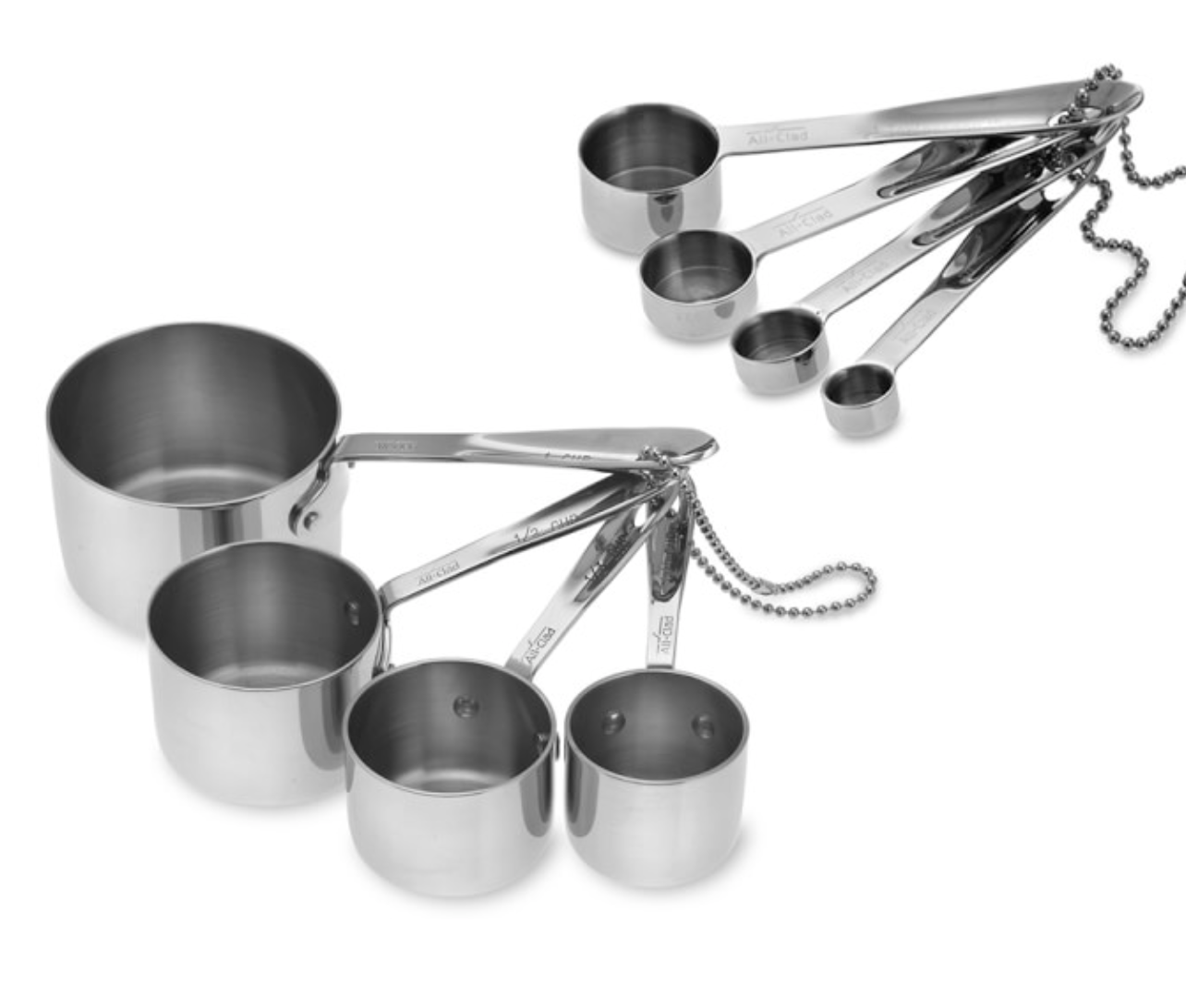 All-Clad Stainless-Steel Measuring Cups & Spoons