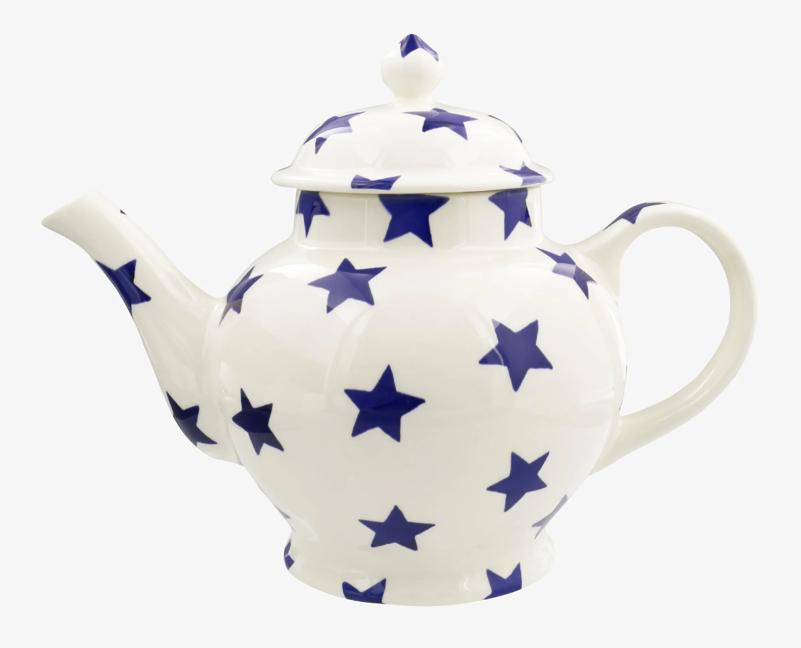 Blue Star 4 Mug Teapot