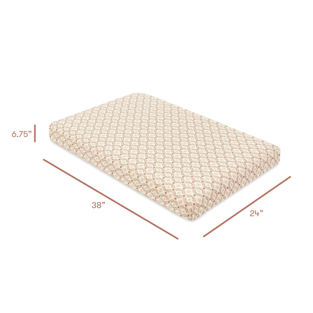 Mini Crib Sheet in GOTS Certified Organic Brushed Cotton by Nate Berkus in Autumn Star