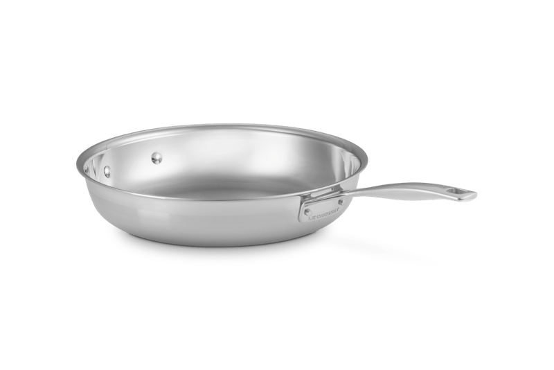 Classic Stainless Steel Round Frying Pan 12 in.