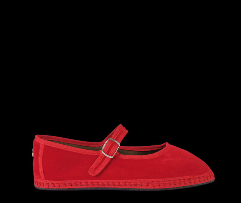 Mary Jane Flat in Red