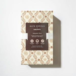 All-Stages® Midi Crib Sheet in GOTS Certified Organic Brushed Cotton by Nate Berkus in Autumn Star