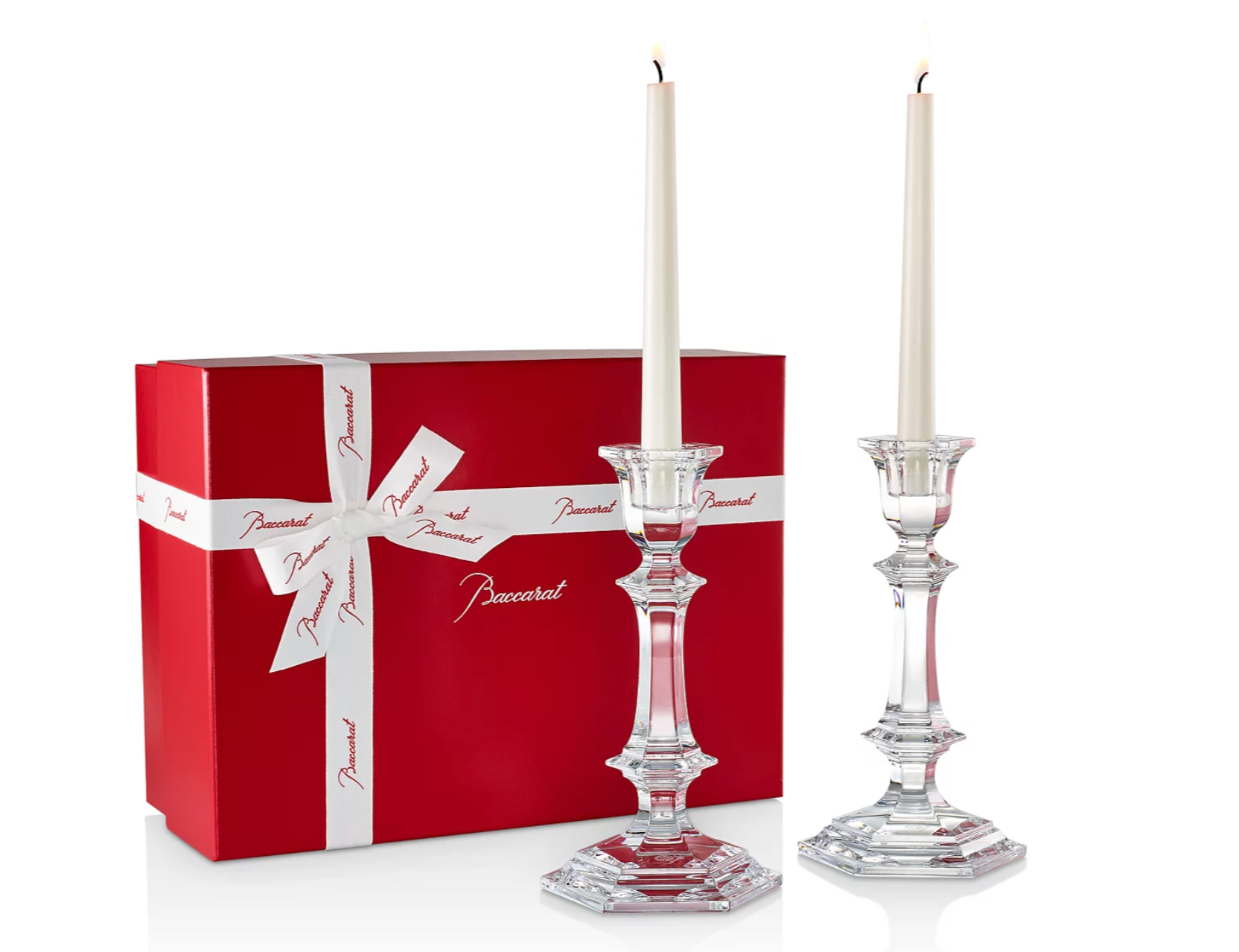 Baccarat Harcourt Candlesticks, Set of 2