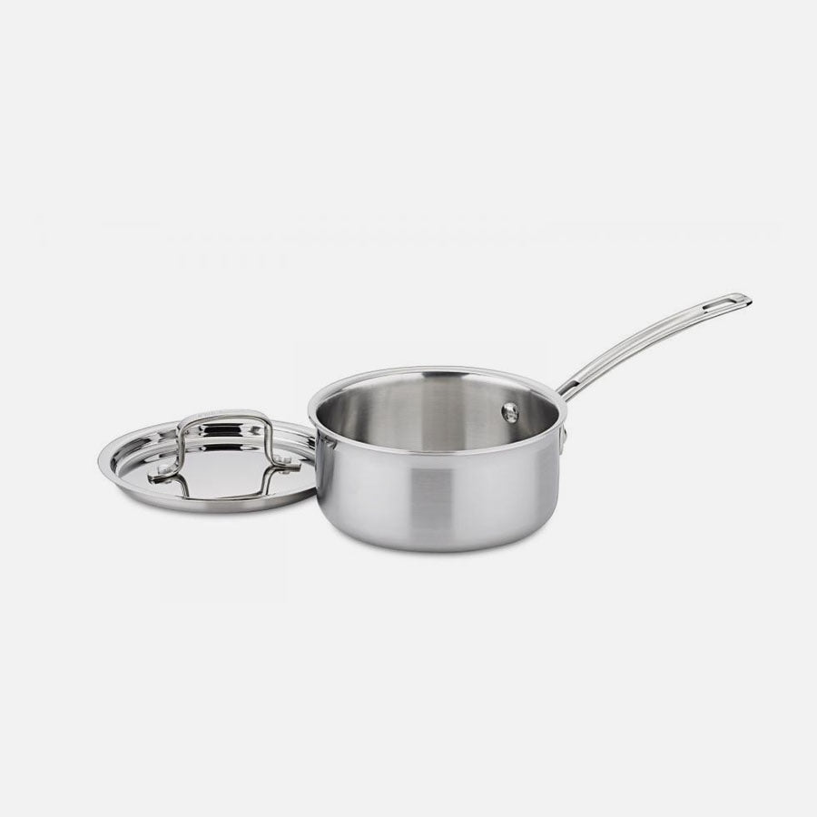 1.5 Quart Saucepan with Cover in Stainless Steel
