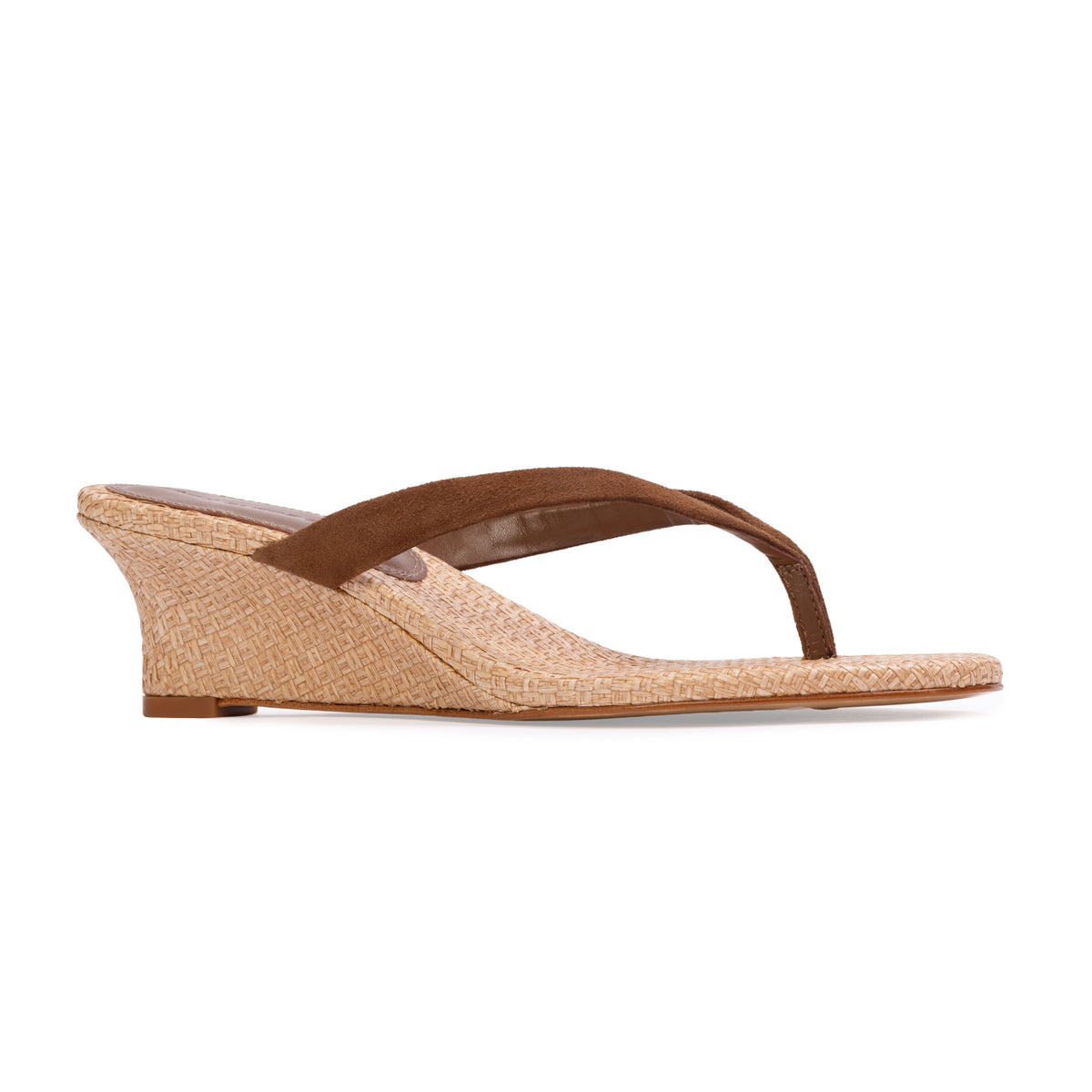 Easy 50 Mule in Raffia/Bourbon Suede