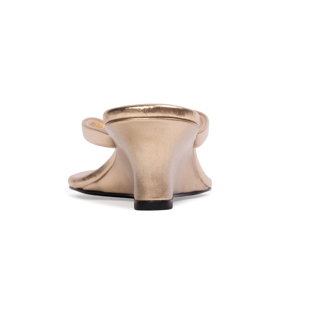 Easy 50 Mule in Gold Metallic Leather