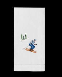 Skier Jack Hand Towel