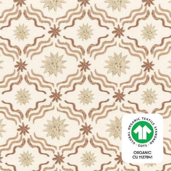 All-Stages® Midi Crib Sheet in GOTS Certified Organic Brushed Cotton by Nate Berkus in Autumn Star