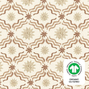 All-Stages® Midi Crib Sheet in GOTS Certified Organic Brushed Cotton by Nate Berkus in Autumn Star