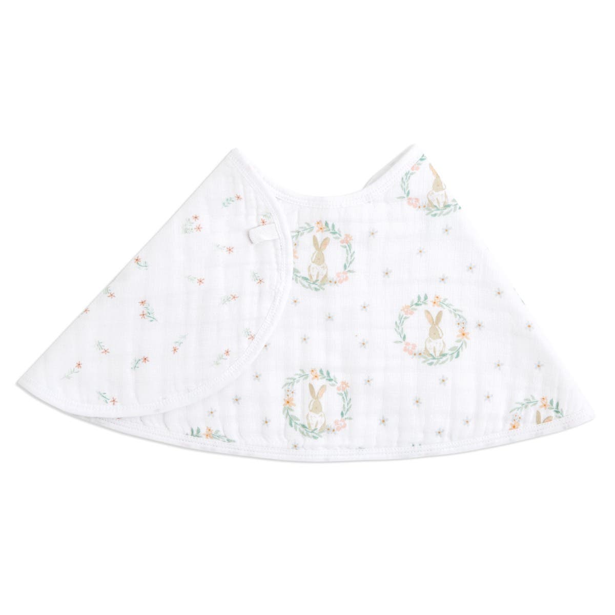 Blushing Bunnies Essentials Cotton Muslin Burpy Bib
