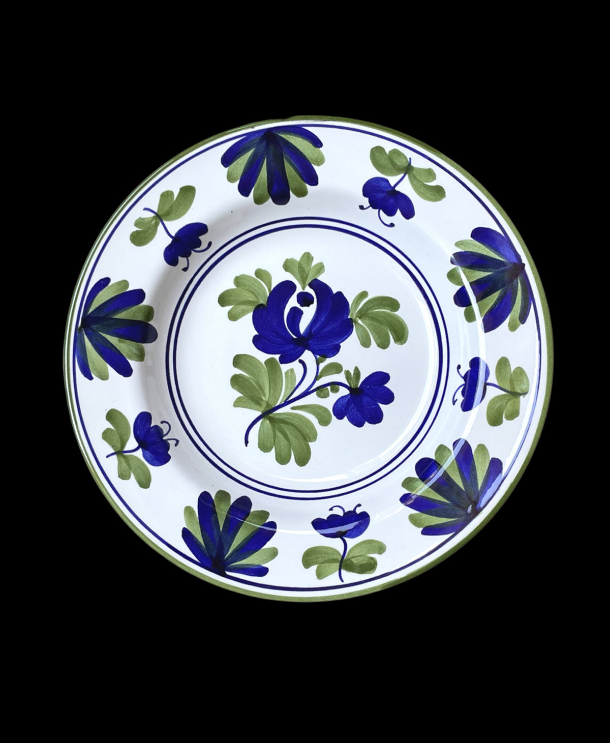 Blossom Soup Plate in Blue