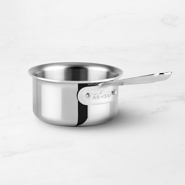D3® Tri-Ply Stainless-Steel Butter Warmer, 0.5 qt.